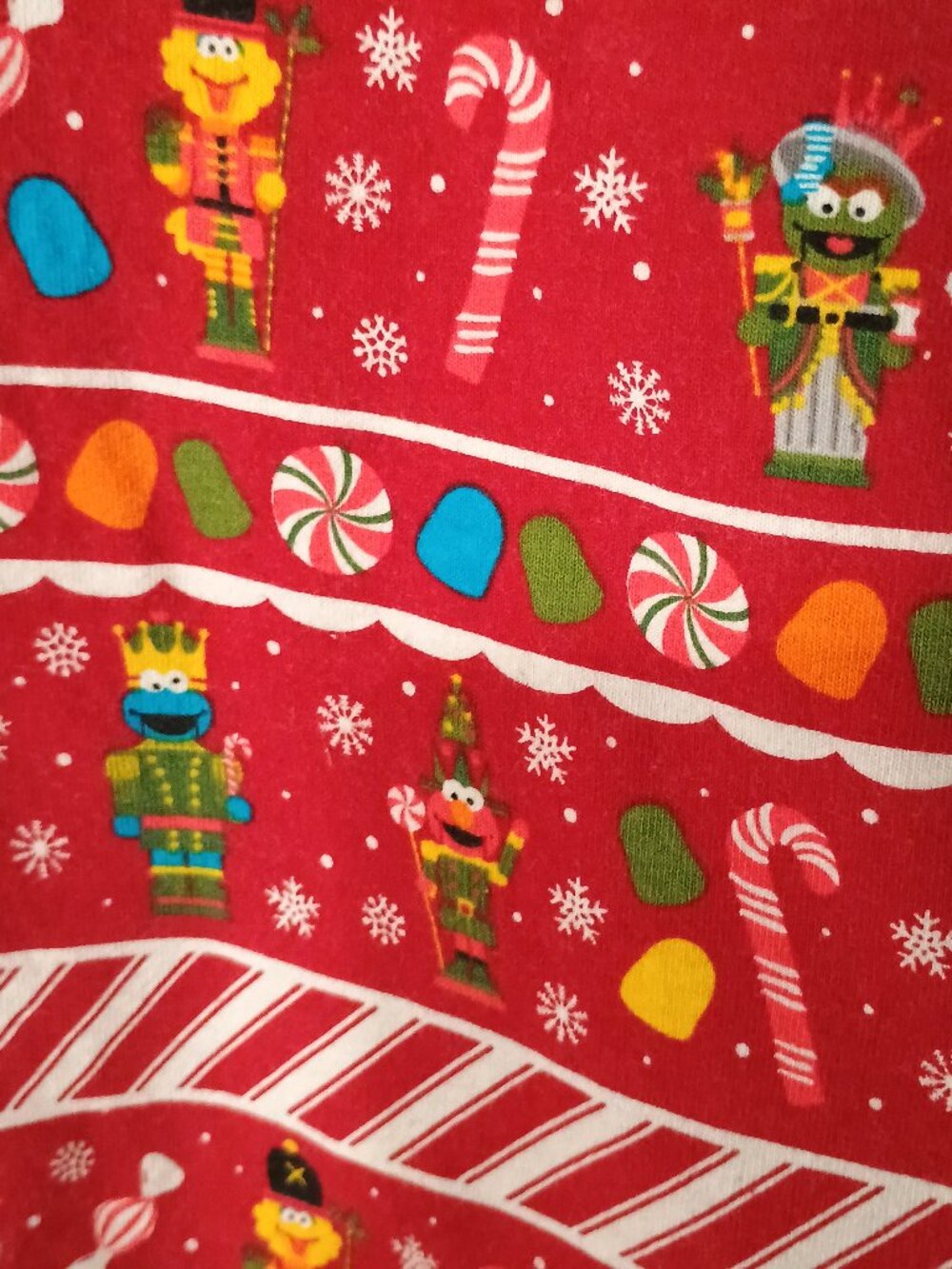 Spirit Jersey Sesame Street SeaWorld Busch Gardens Merry & Bright Christmas Top - Picture 7 of 7